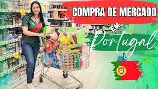 NOSSA COMPRA DE MÊS EM PORTUGAL 🇵🇹 COM PREÇO DE TUDO  QUANTO PAGAMOS⁉️ [upl. by Wilde760]