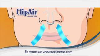 ClipAir dilatateur nasal pour mieux respirer et moins ronfler [upl. by Godric]