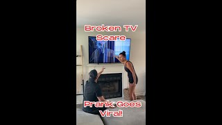 Broken TV Scare Prank Goes Viral  Hilarious Scare Prank [upl. by Guntar]