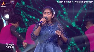 Pppaah பின்னிட்ட மா 🎶🎶  Super Singer Junior 8 [upl. by Norvan]