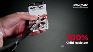 Rayovac Pro Line  how to open child resistant packaging [upl. by Tamra]