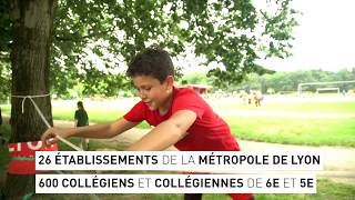 600 élèves pour les jeux des collèges de la Métropole [upl. by Kurr]