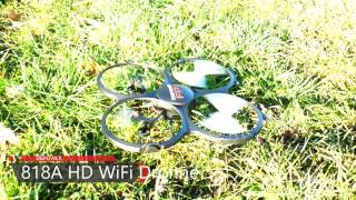 DBPower U818A HD WIFI Drohne im Test [upl. by Enajaras]