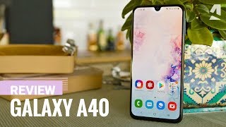 Samsung Galaxy A40 review [upl. by Prem898]