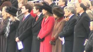 Kate Middleton watching Prince Williams passing out parade at Sandhurst [upl. by Emse]