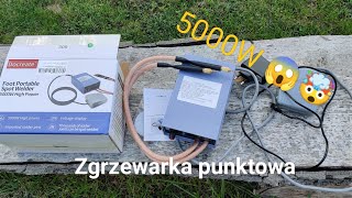 Zgrzewarka punktowa 5000W z AliExpress [upl. by Eniroc630]