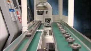 STAUBLITV  Arthur Machinery HAAS Lathe Tending System [upl. by Aihsrop]