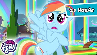 My Little Pony en español 🦄 ¡Persigue el arco iris  Los mejores episodios  FiM Episodios mágicos [upl. by Ahcas]