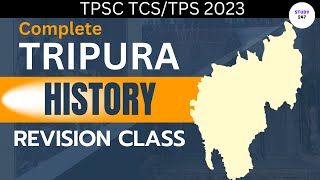 TTAADC Sub Zonal Development Officer Complete History of Tripura Revision Class 2024  STUDY247 [upl. by Seely724]