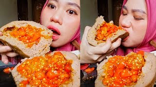 MUKBANG BAKSO LAVA PEDAS BERANAK CABE [upl. by Aronaele]