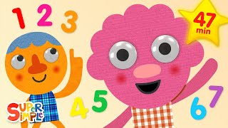 Count amp Sing with Super Simple  Preschool Counting Songs  Super Simple Songs [upl. by Aivitnahs190]