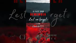 elevationworship ChaiLife7777 REMEMBER 11 NOVEMBER 1918PierrePoilievre [upl. by Cleodal]