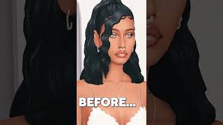 Do you like the makeover sims4 sims4mods thesims4 gaming sims4cc gamergirl ts4cc ts4cas [upl. by Sullecram]