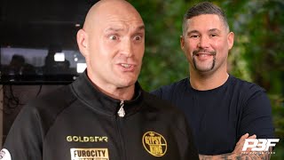 TYSON FURY RESPONDS TO TONY BELLEW SAYING HE ONLY HAS A PUNCHERS CHANCE AGAINST OLEKSANDR USYK [upl. by Loredo]