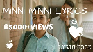 June movie song Minni minni lyrics [upl. by Hauck906]