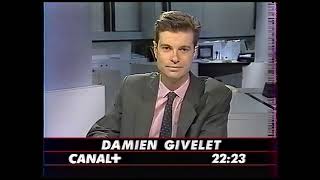 Canal  Infos  Météo  Cinéma Mardi 16 Avril 1991 [upl. by Morey]