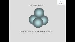 Estructura y clasificación de silicatos 1 [upl. by Ahsiele]