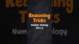 Number Analogy Part  2  Reasoning Trick  reasoning ssc [upl. by Oinesra]