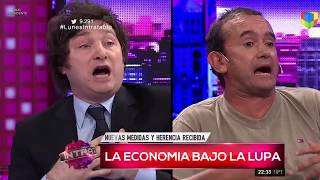 Javier Milei contra un kirchnerista quotLe tenés alergia al Excelquot Intratables 060217 [upl. by Yauq]