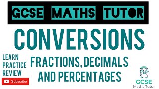 Fractions Decimals and Percentages  Conversions  Grade 5 Crossover  GCSE Maths Tutor [upl. by Assira553]