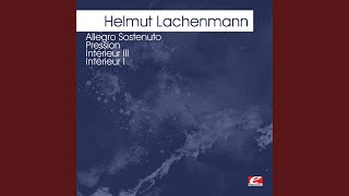 Dal niente Interieur III 1970 for solo clarinet [upl. by Heigl]