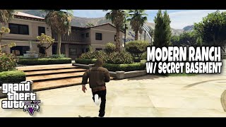 Updated Modern Ranch Mansion MLO In GTA 5 RP  Secret Money Laundering Weapon Torture MLO [upl. by Ok949]