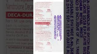 Decaduraboline injection use in hindi viralvideo ias shorts youtubeshorts [upl. by Radke]