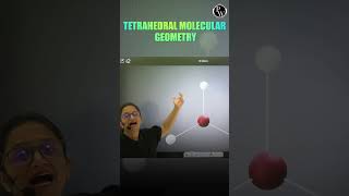 Tetrahedral Molecular Geometry 3Dmodel [upl. by Julita]