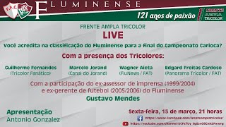 LIVE Você acredita na classificação do Fluminense para a final do Campeonato Carioca [upl. by Leuas242]