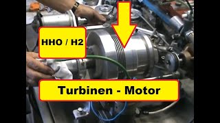 HHO Motor mit Knallgas Wasserstoff Betrieb [upl. by Latsryk741]