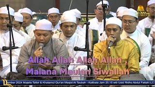 Allah Allah Allah Allah  Malana Maulan Siwallah  Jalsatul Itsnain Majelis Rasulullah SAW [upl. by Yreme]