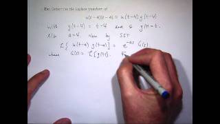 Second shifting theorem Laplace transforms [upl. by Ephram]