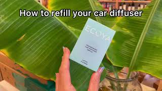 How To Refill Your Car Diffuser [upl. by Anaujit]