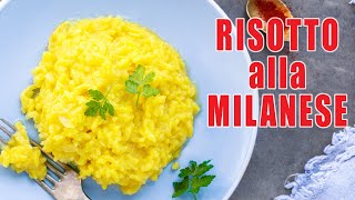 Secrets to Perfect Risotto Milanese Creamy amp Rich Recipe [upl. by Morril]