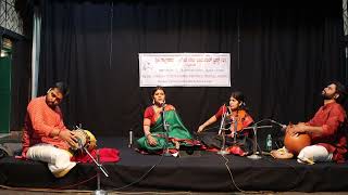 Carnatic Concert  Tyagaraja Charitable Trust Mysore24sep24 [upl. by Lolanthe620]