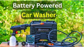 GoMechanic Cordless Pressure Washer for Car Wash [upl. by Gerardo838]