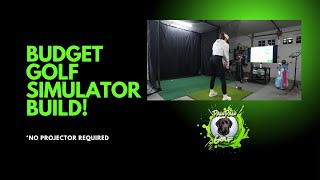 Budget Golf Simulator Build YouTube Video [upl. by Harihat]