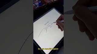 İmza tasarımı artistartwork signature kaligrafiart art kalligrafi arabic calligraphy artist [upl. by Aenaj]