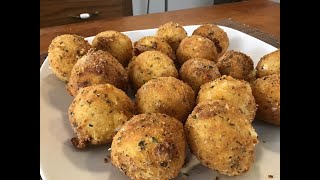 DEEP FRIED MASHED POTATO BALLS Best Recipe Ever [upl. by Adler566]