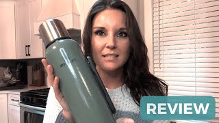 REVIEW Stanley Classic Vacuum Insulated Wide Mouth Bottle [upl. by Cullen]