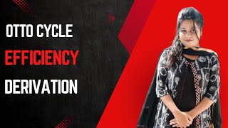 Otto cycle efficiency derivation with pv and ts diagram [upl. by Thgiwd]