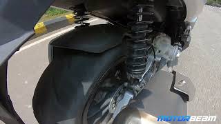 Keeway Vieste 300 Exhaust Note RAW  MotorBeam [upl. by Jany]