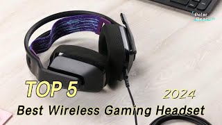 TOP 5 Best Wireless Gaming Headset for PS5 2024 [upl. by Aynot]