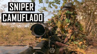 QUASE PISOU EM MIM  SNIPER CAMUFLADO  NEW GHILLIE SUIT  TÁTICA DE GUERRA  FUZILEIRO SNIPER [upl. by Megan]