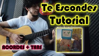 Tutorial  Te escondes  KID FLEX Kaeve Diego P Con Tabs [upl. by Ninehc629]