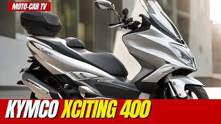 Kymco Xciting 400 The Ultimate Urban Commuter  MOTOCAR TV [upl. by Chloras]