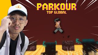 APAKAH TOP GLOBAL BISA 100 HARI PARKOUR DI MINECRAFT [upl. by Yedrahs]