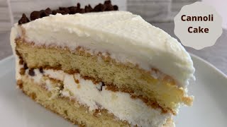 cannoli cake cannoli cake recipe is easy to make cannoli cake [upl. by Norton]