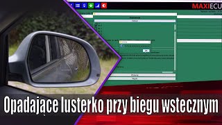 Opadające lusterko przy biegu wstecznym VAG  MaxiEcu [upl. by Adnilreh]