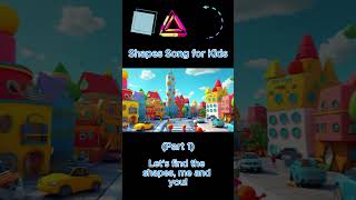 Shapes Song 2024  Fun Rhyme for Preschoolers and Nursery Children [upl. by Mccahill846]